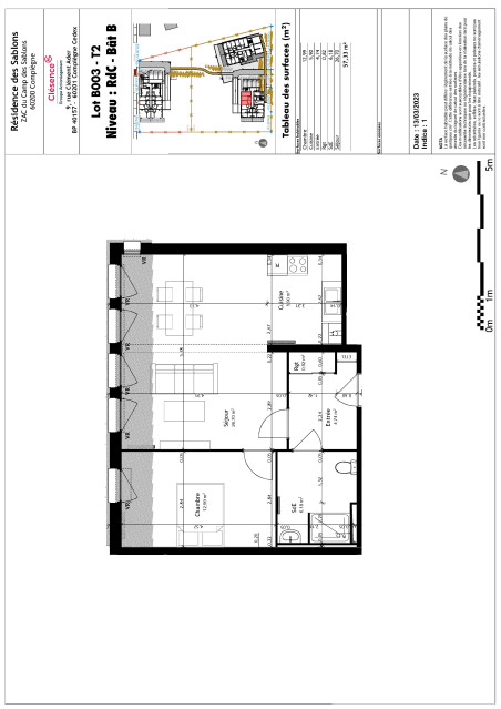 Appartement T2 à Compiègne