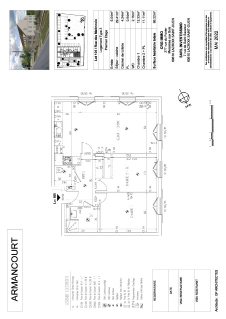 Appartement T3 à Armancourt