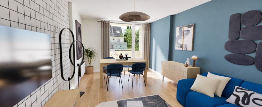 HOMBLIERES Appartement T2 avec balcon 